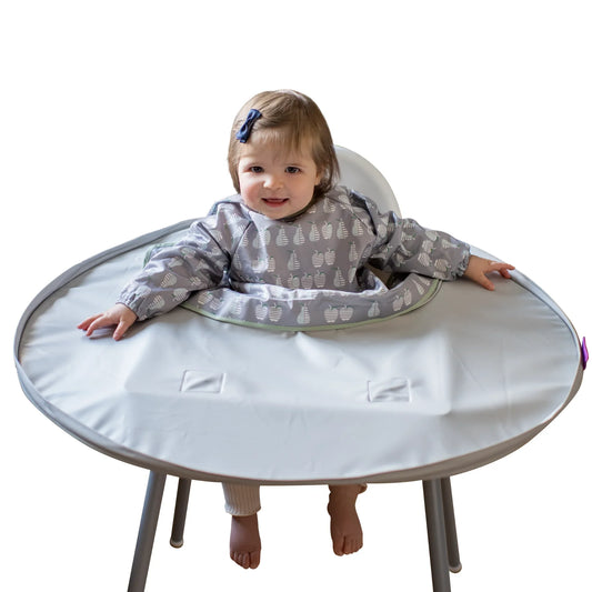 Bib & Tray Kit Dove Grey