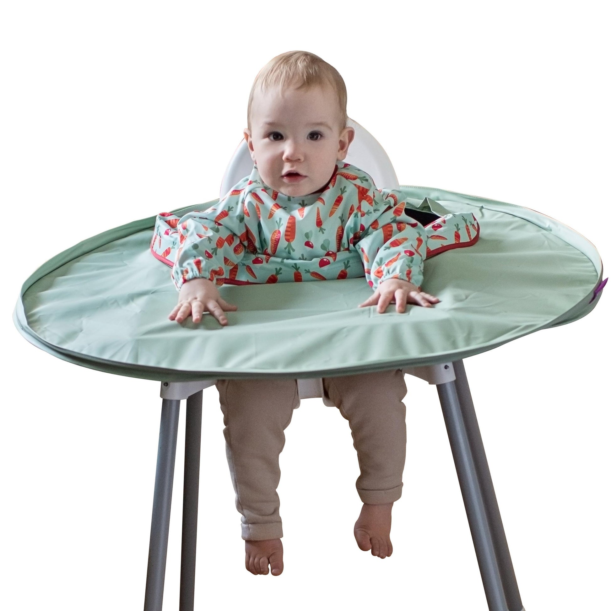 Tidy Tot Bib & Tray Kit weaning bib with tray