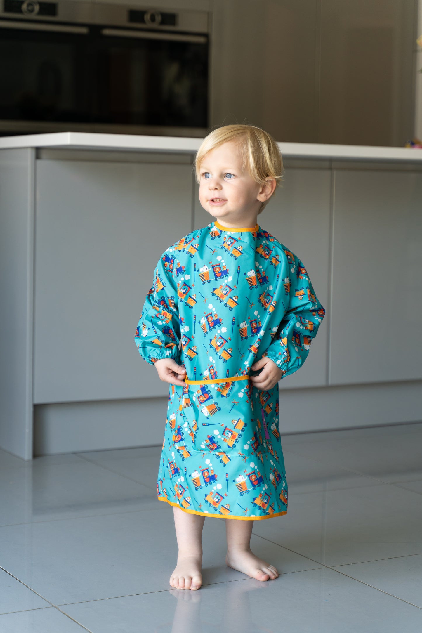 Tidy Tot Long Length Coverall Bib for messy toddlers
