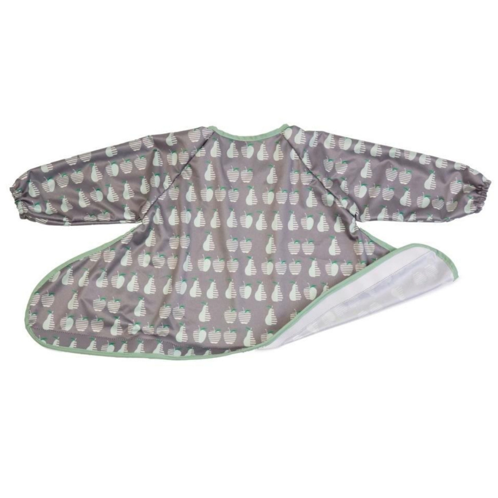 Tidy Tot Coverall Bib for Kit in Dove Grey