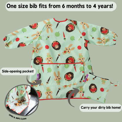 Tidy Tot Long Length Coverall Bib with 360° coverage