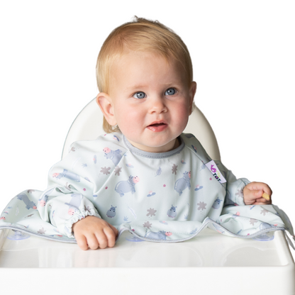 Cover & Catch Bib Hippo