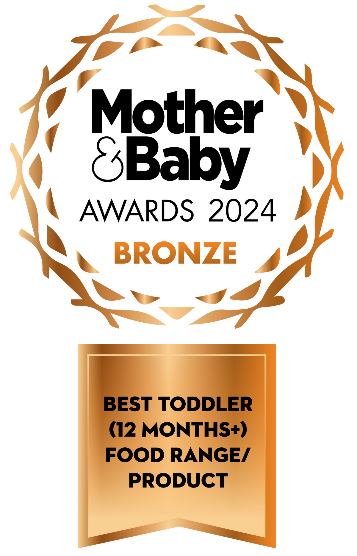 Mother & Baby Awards 2024 Bronze — Best Toddler Food Range/Product