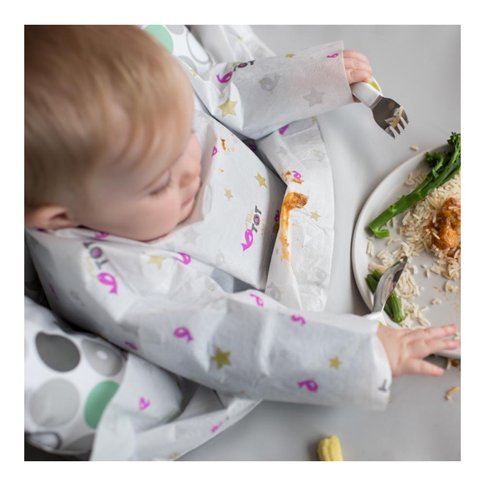 Tidy Tot Disposable Coverall Bib 2 pack