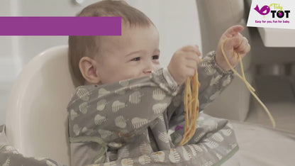 Folding the Tidy Tot Bib & Tray Kit